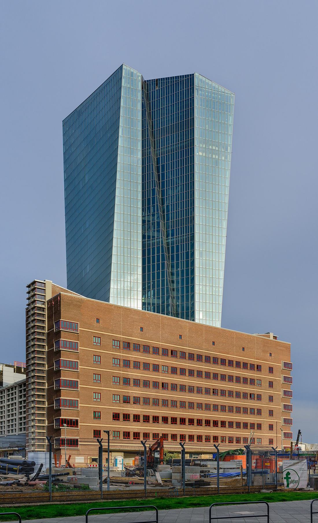 Gebäude der Europäischen Zentralbank in Frankfurt am Main