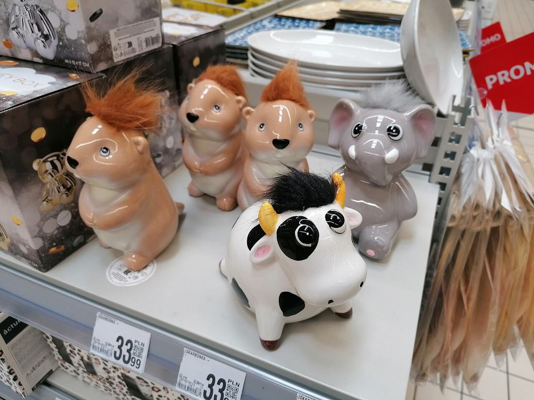 Sparschweine aus Keramik